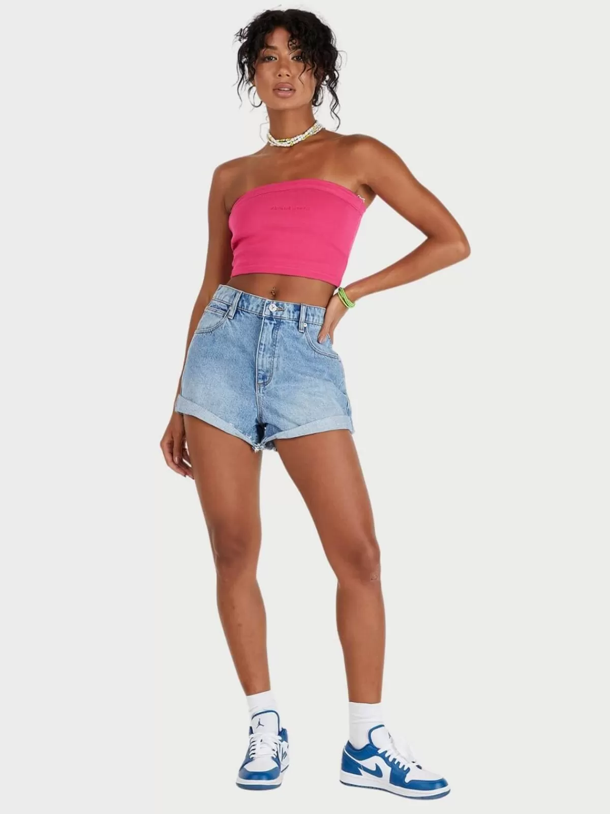 Abrand Shorts | Denim | A Slouch Short - Georgia