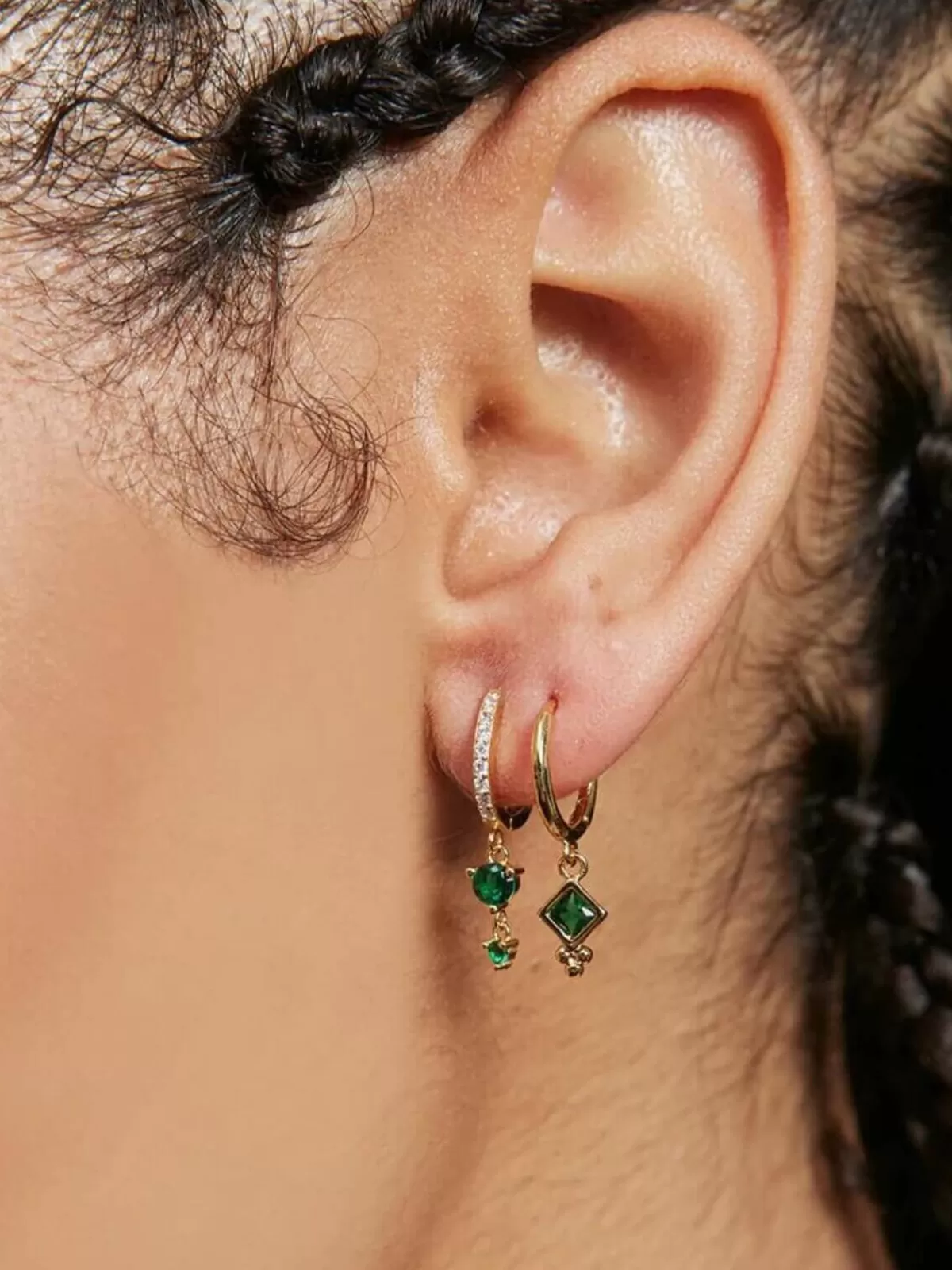 Jolie & Deen Earrings | Jewellery | Ally Sleepers - Green