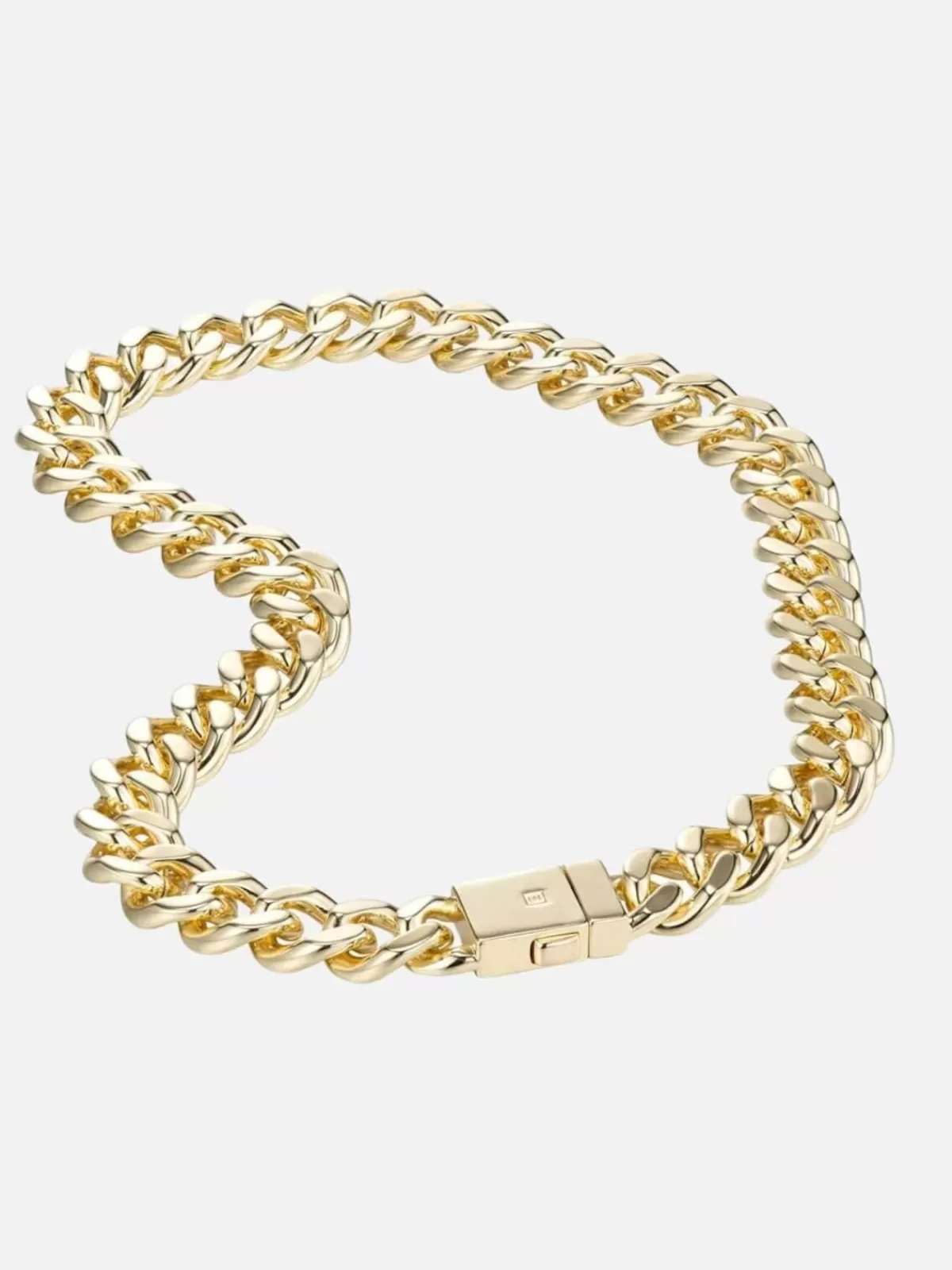 F+H Jewellery Necklaces | Jewellery | Attitude Statement Curb Chain: Brass + 18K Gold