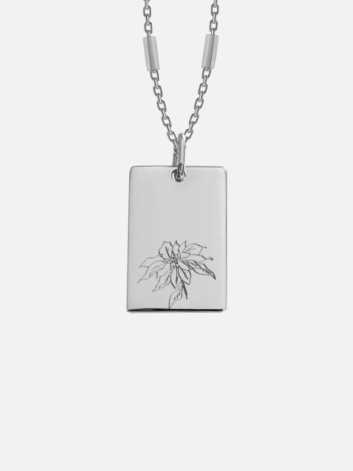 BIANKO Necklaces | Jewellery | Birth Flower Necklace - December - Silver