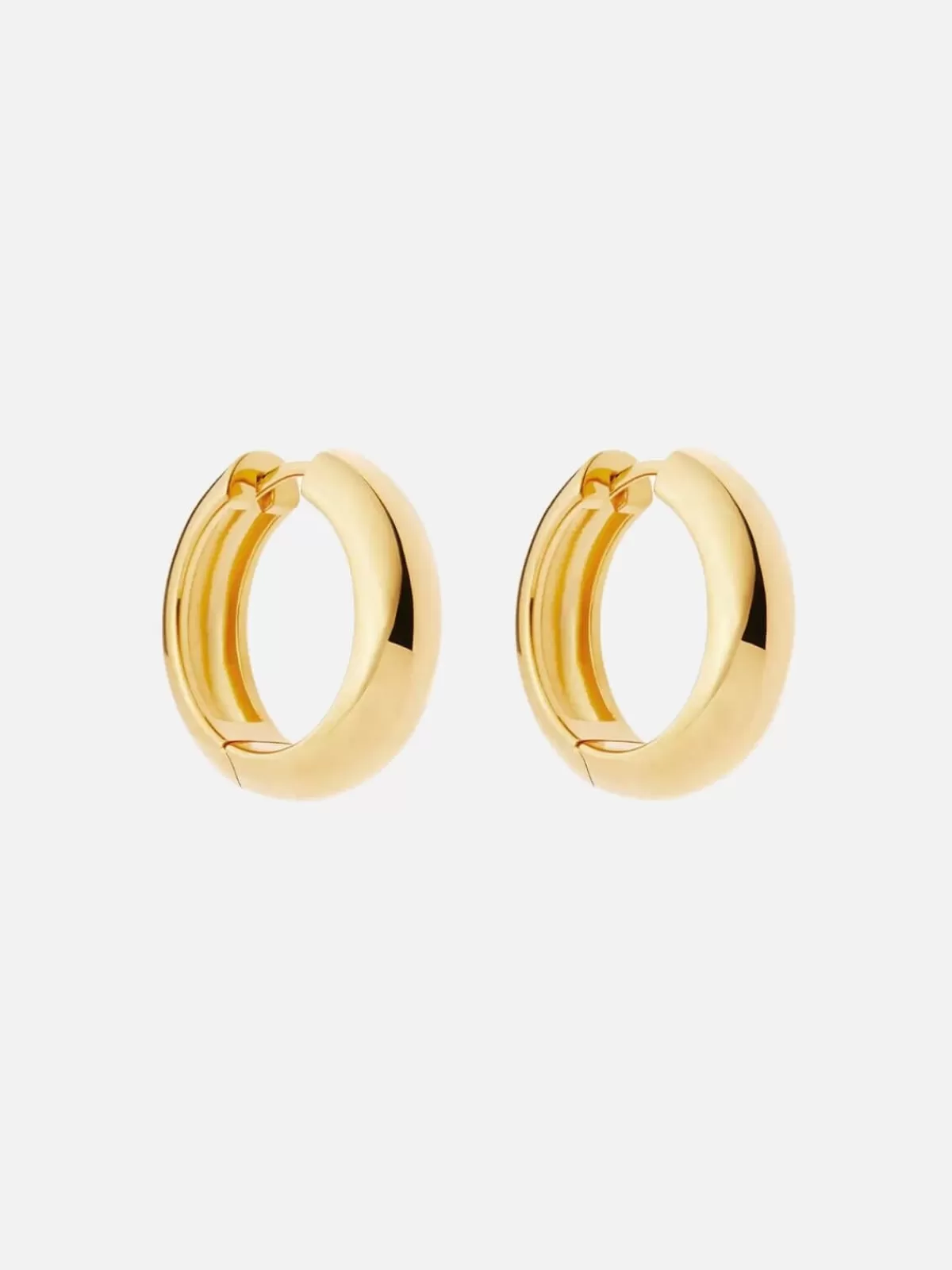 By Charlotte Earrings | Jewellery | Bold Large Hoops - 18k Gold