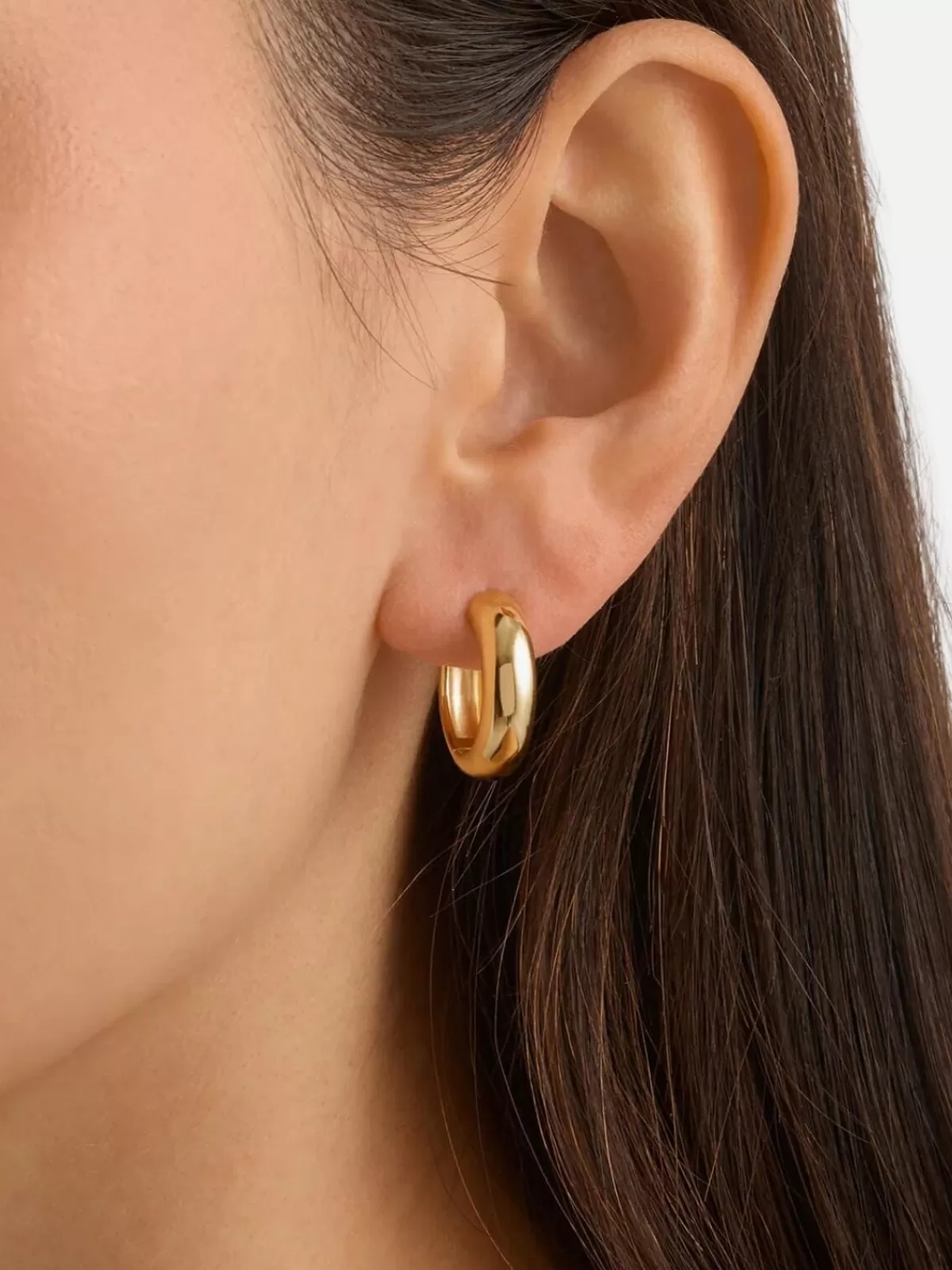 By Charlotte Earrings | Jewellery | Bold Large Hoops - 18k Gold