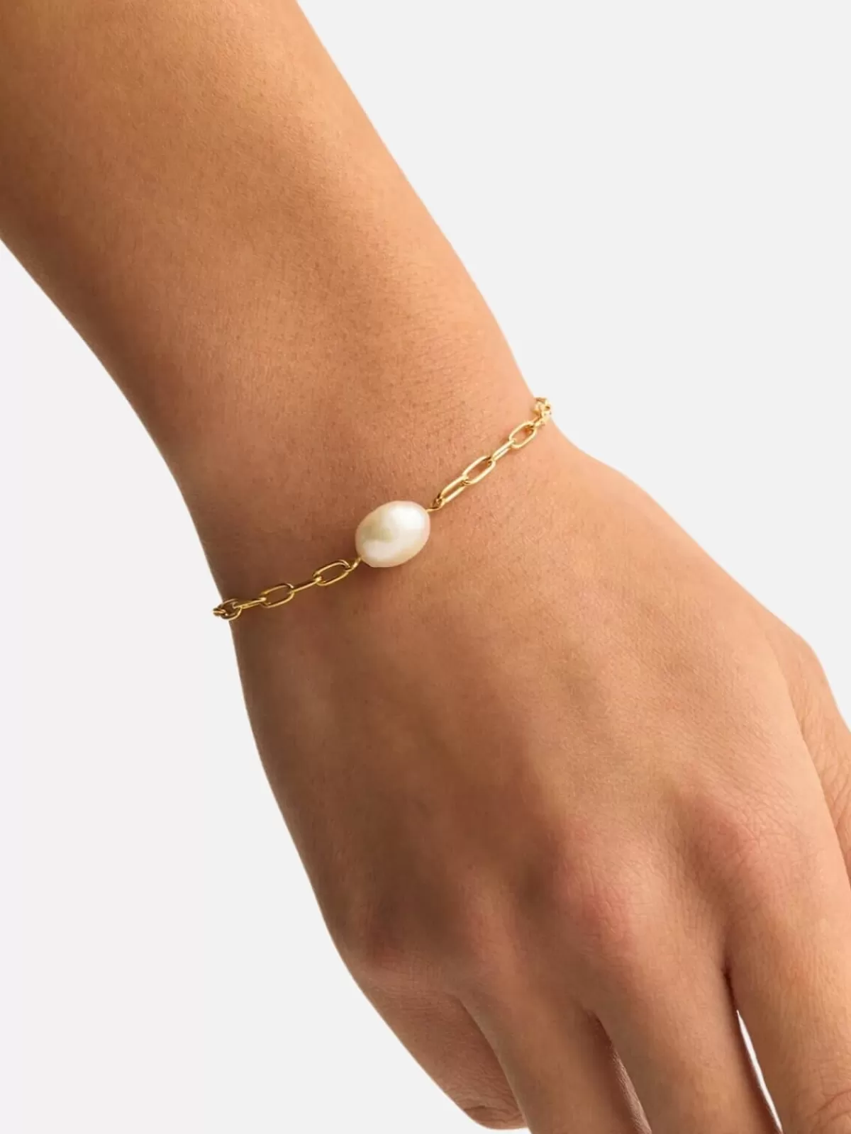 By Charlotte Bracelets & Bangles | Jewellery | Breathe Pearl Bracelet - 18k Gold