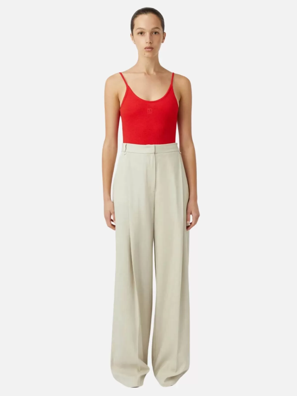 Camilla and Marc Tops | Cali Bodysuit - Poppy Red