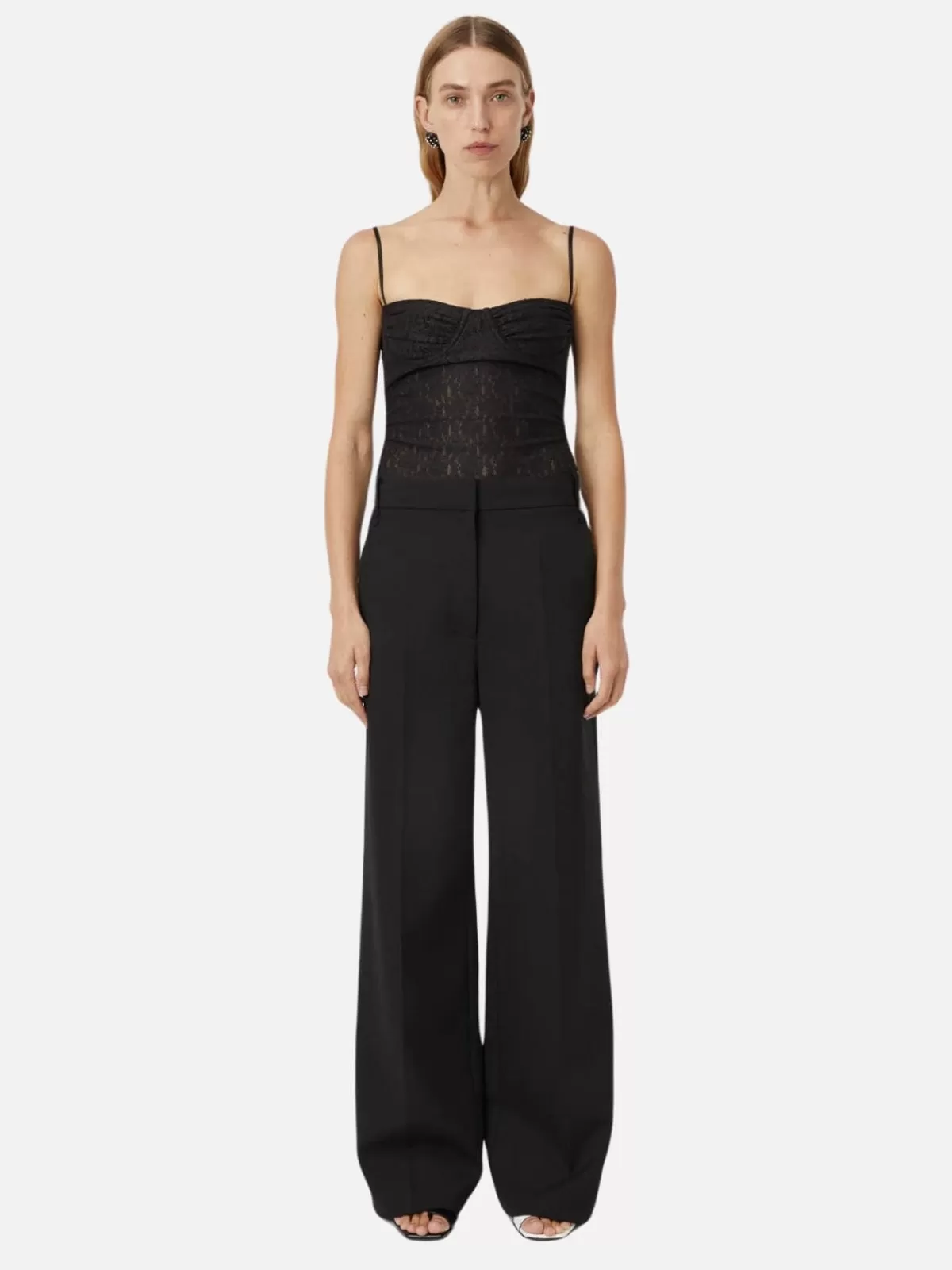 Camilla and Marc Tops | Camille Lace Bodysuit - Black