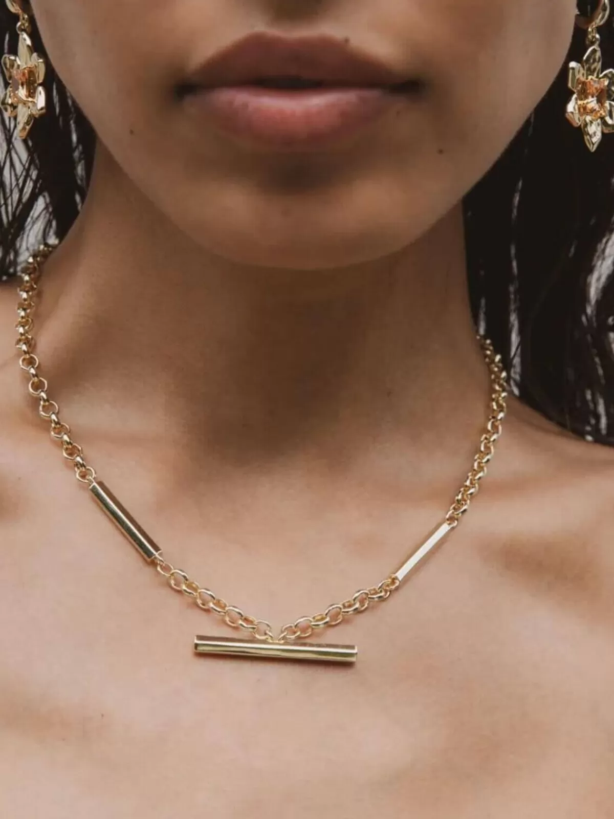 F+H Jewellery Necklaces | Jewellery | Classic Rolo Necklace: Brass + 18K Gold