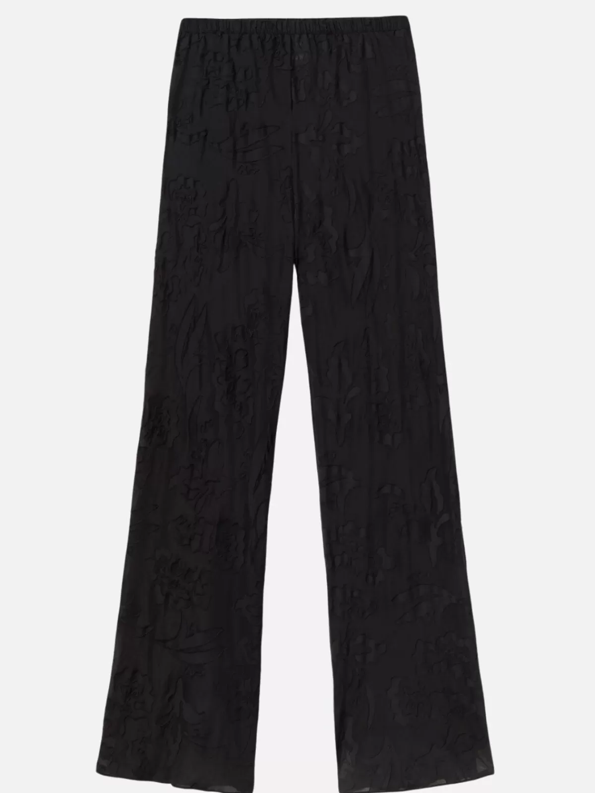 Silk Laundry Pants | Sets | Clip Silk Bias Cut Pants - Tulipa Black