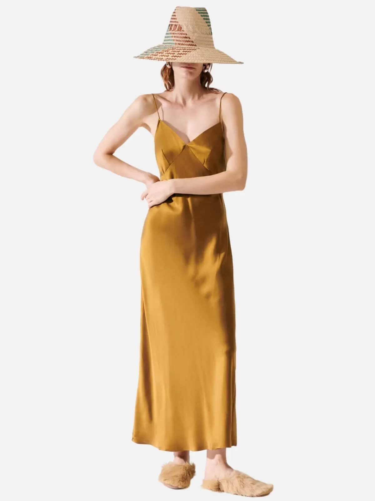 Silk Laundry Dresses & Jumpsuits | Deco Rouleau Dress - Drought