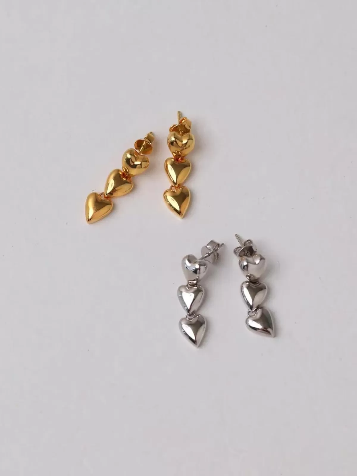 BIANKO Earrings | Jewellery | Desiree Heart Drops - Gold