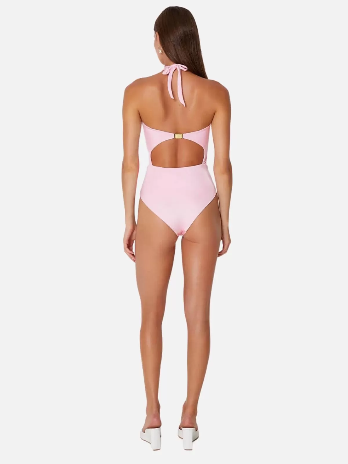 Cin Cin Sets | Swimwear | Diamond Heart Cut Out Swimsuit - Ballet Pink