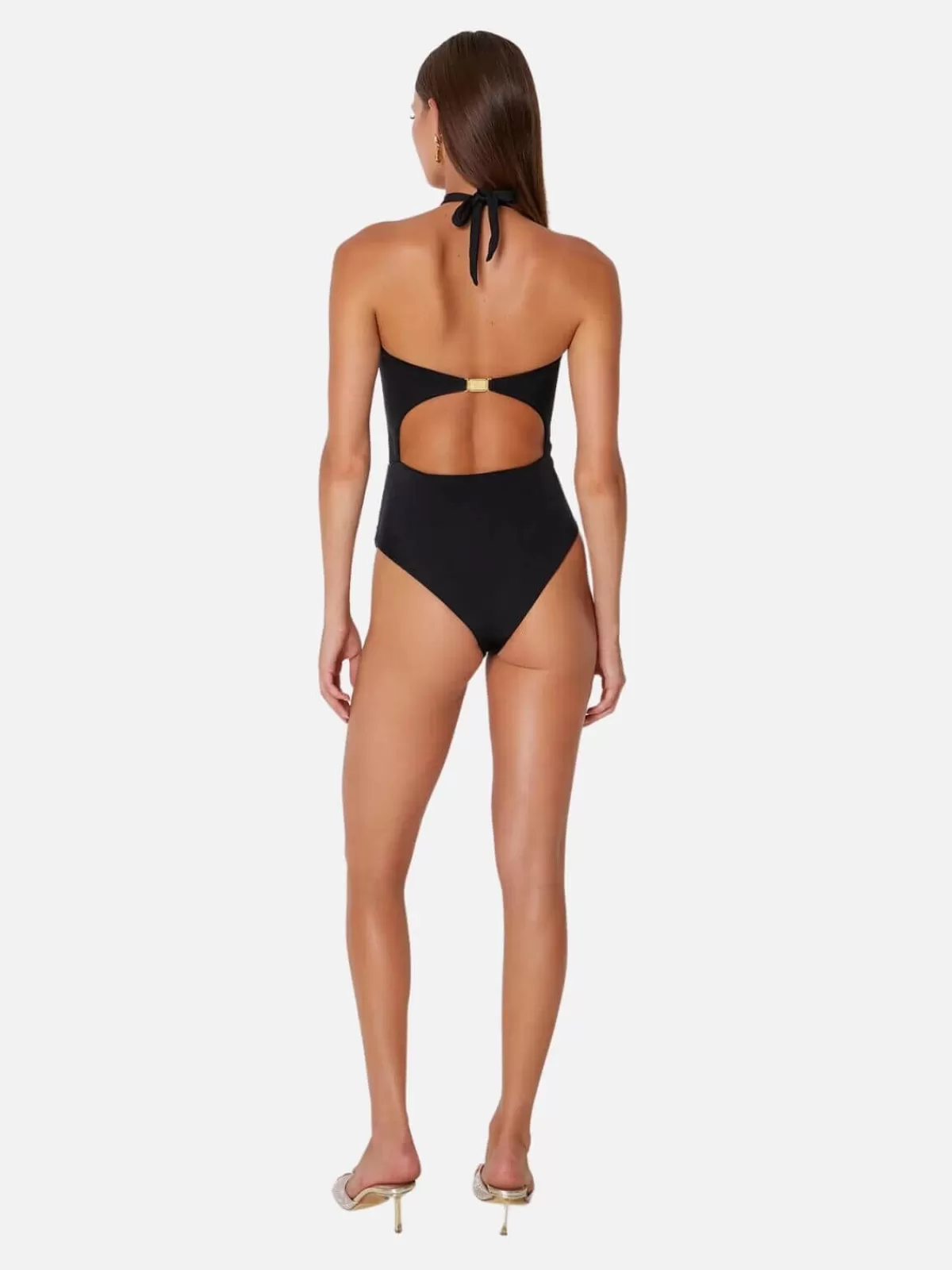 Cin Cin Sets | Swimwear | Diamond Heart Cut Out Swimsuit - Black