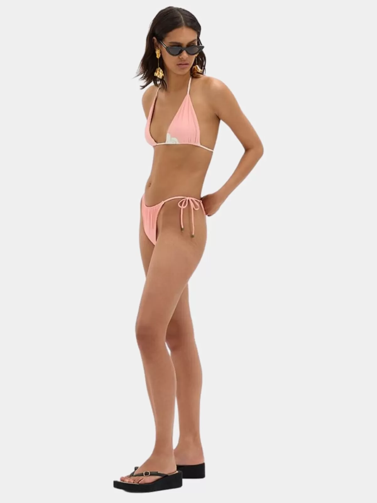 MUMA World Sets | Swimwear | Eden Scene Reversible Bikini Top - Pink