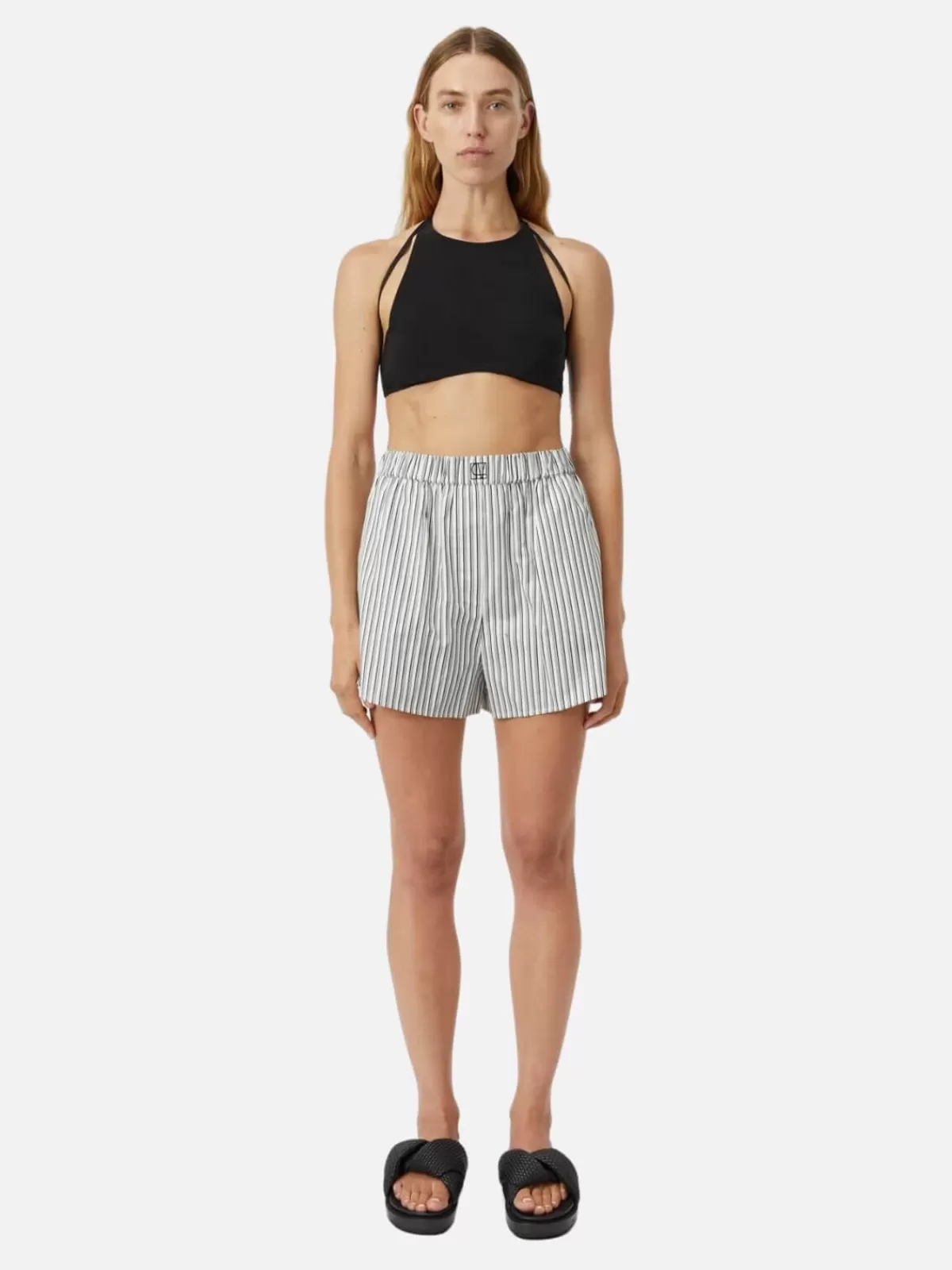 Camilla and Marc Tops | Enzo Crop - Black