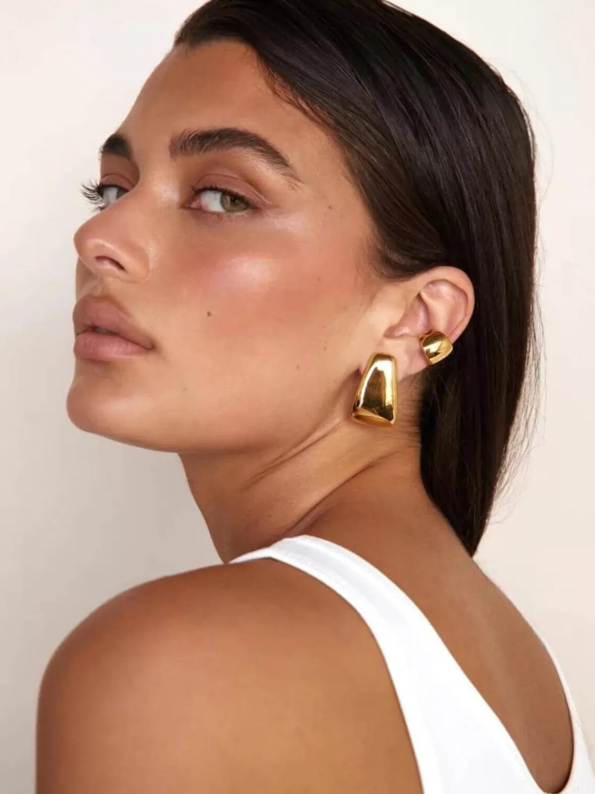 Cendre Earrings | Harriette Ear Cuff - Gold