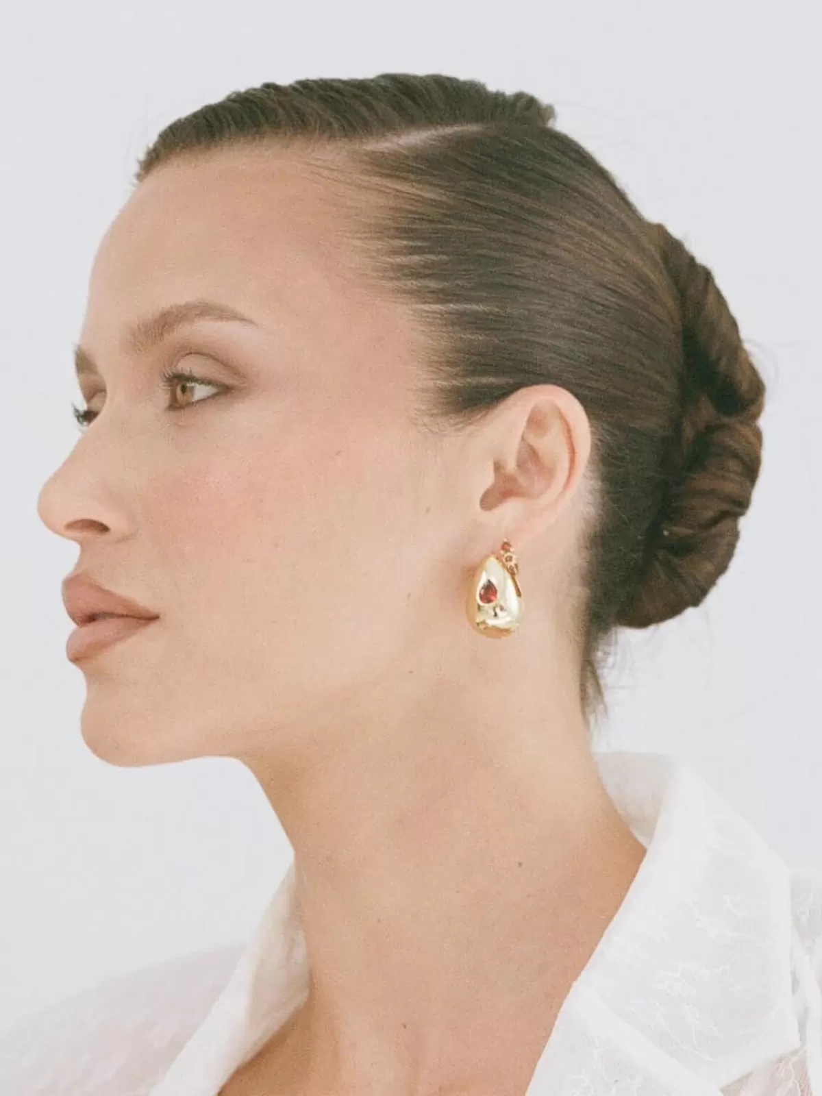 Porter Earrings | Jewellery | Heritage Earrings - Garnet