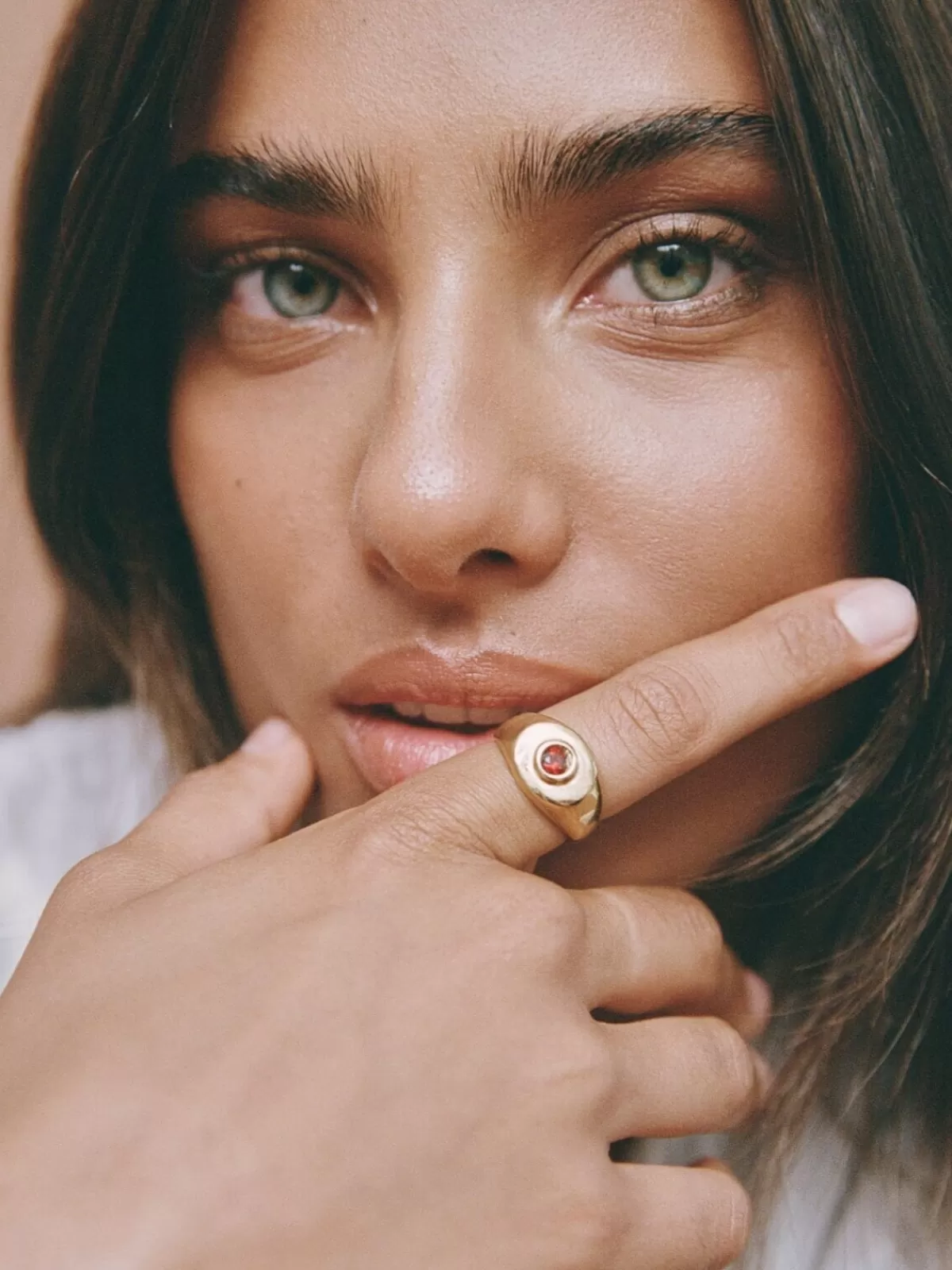 Porter Rings | Jewellery | Heritage Signet Ring - Garnet