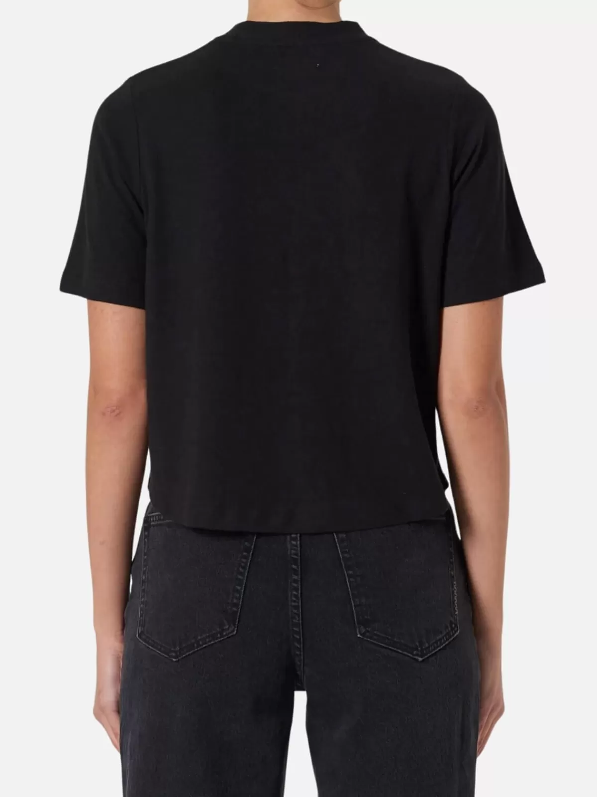 Neuw Denim Tops | Juno Layer Tee - Washed Black