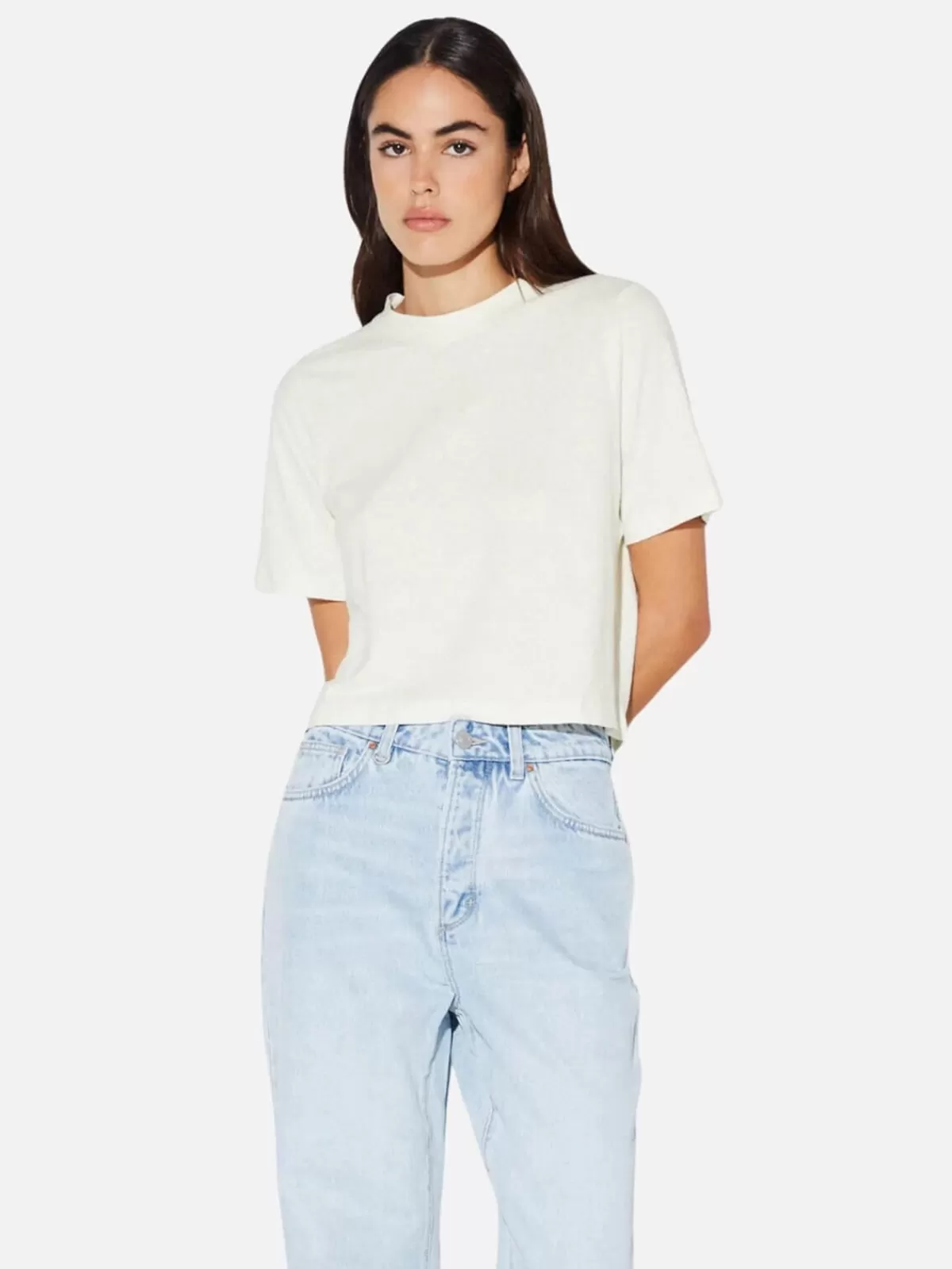 Neuw Denim Tops | Juno Layer Tee - White