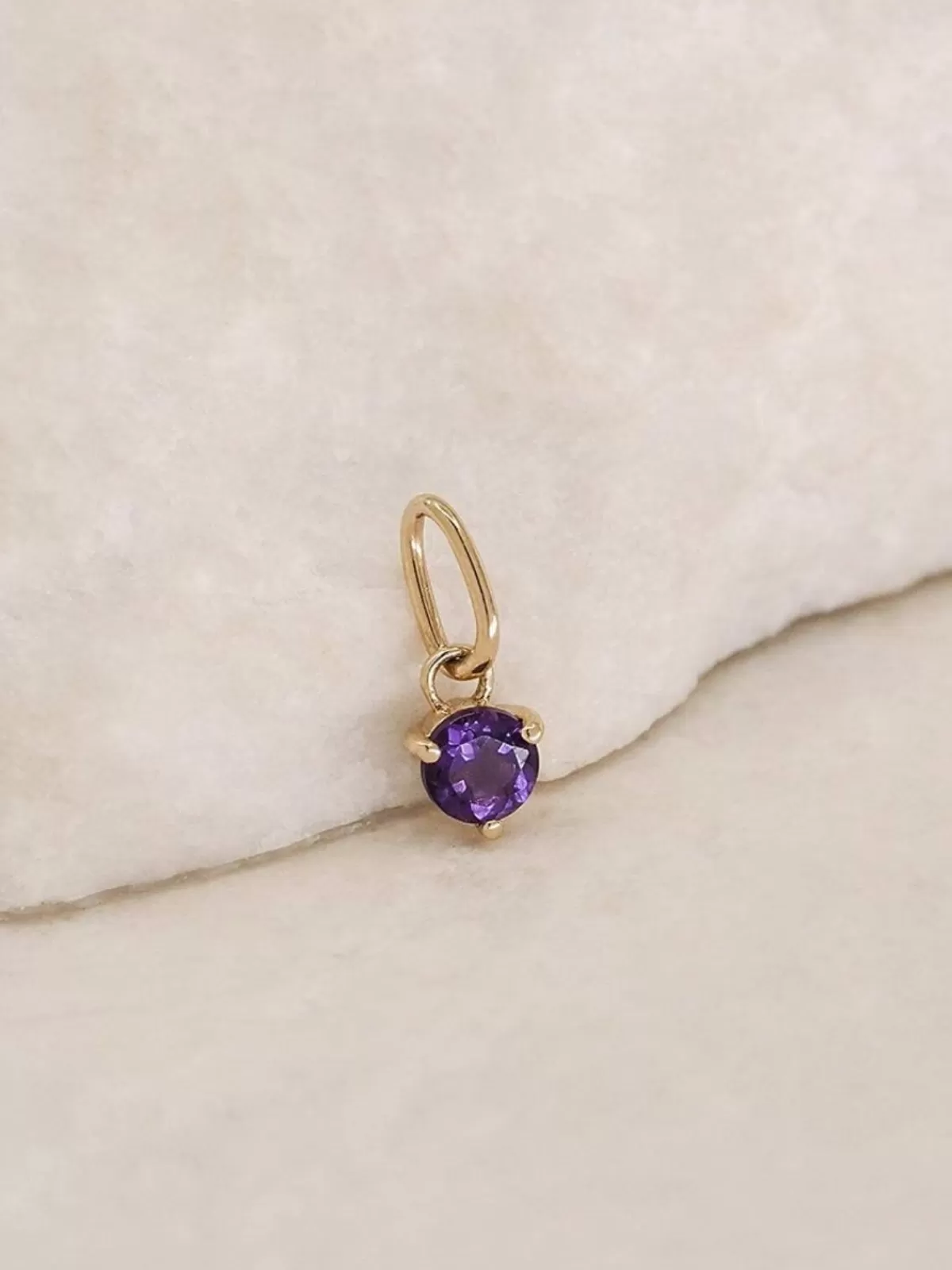 By Charlotte 14K | Necklaces | 14K Gold February Amethyst Birthstone Pendant