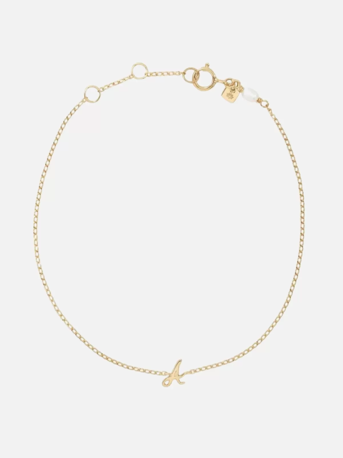 By Charlotte 14K | Bracelets & Bangles | 14K Gold Love Letter Bracelet