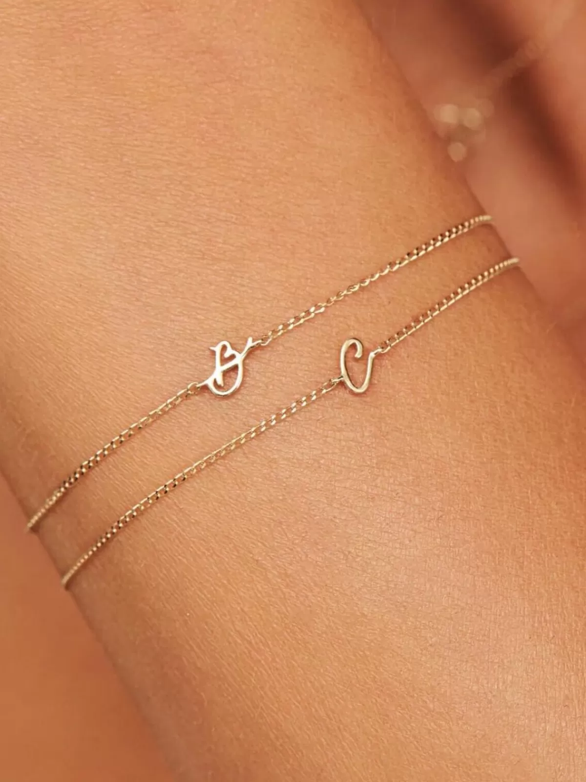 By Charlotte 14K | Bracelets & Bangles | 14K Gold Love Letter Bracelet