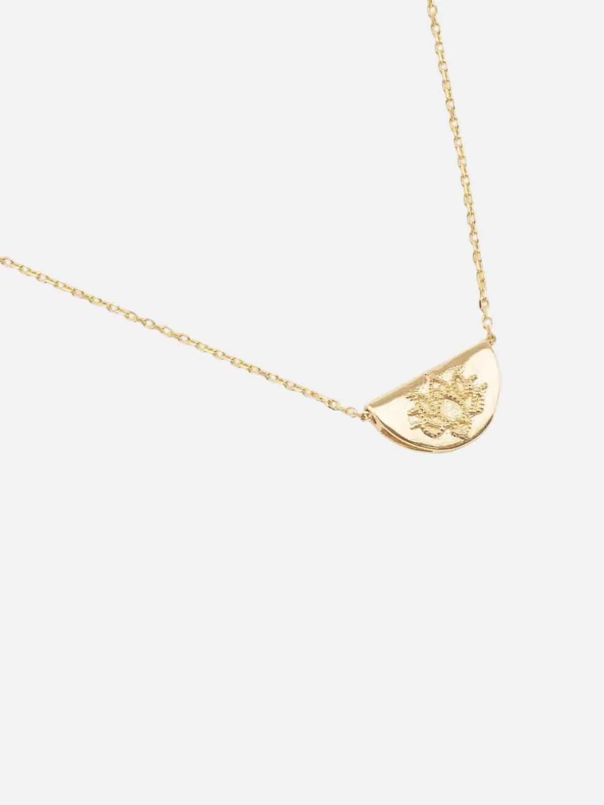 By Charlotte 14K | Necklaces | 14k Gold Mini Lotus Necklace - Solid Gold