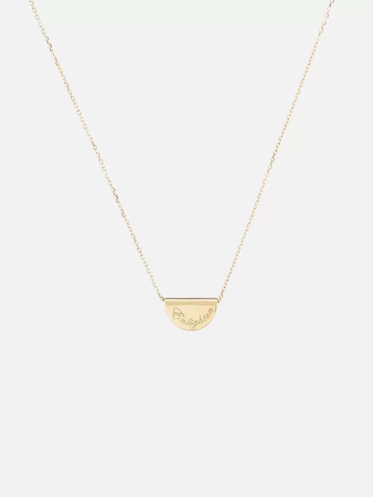 By Charlotte 14K | Necklaces | 14k Gold Mini Lotus Necklace - Solid Gold