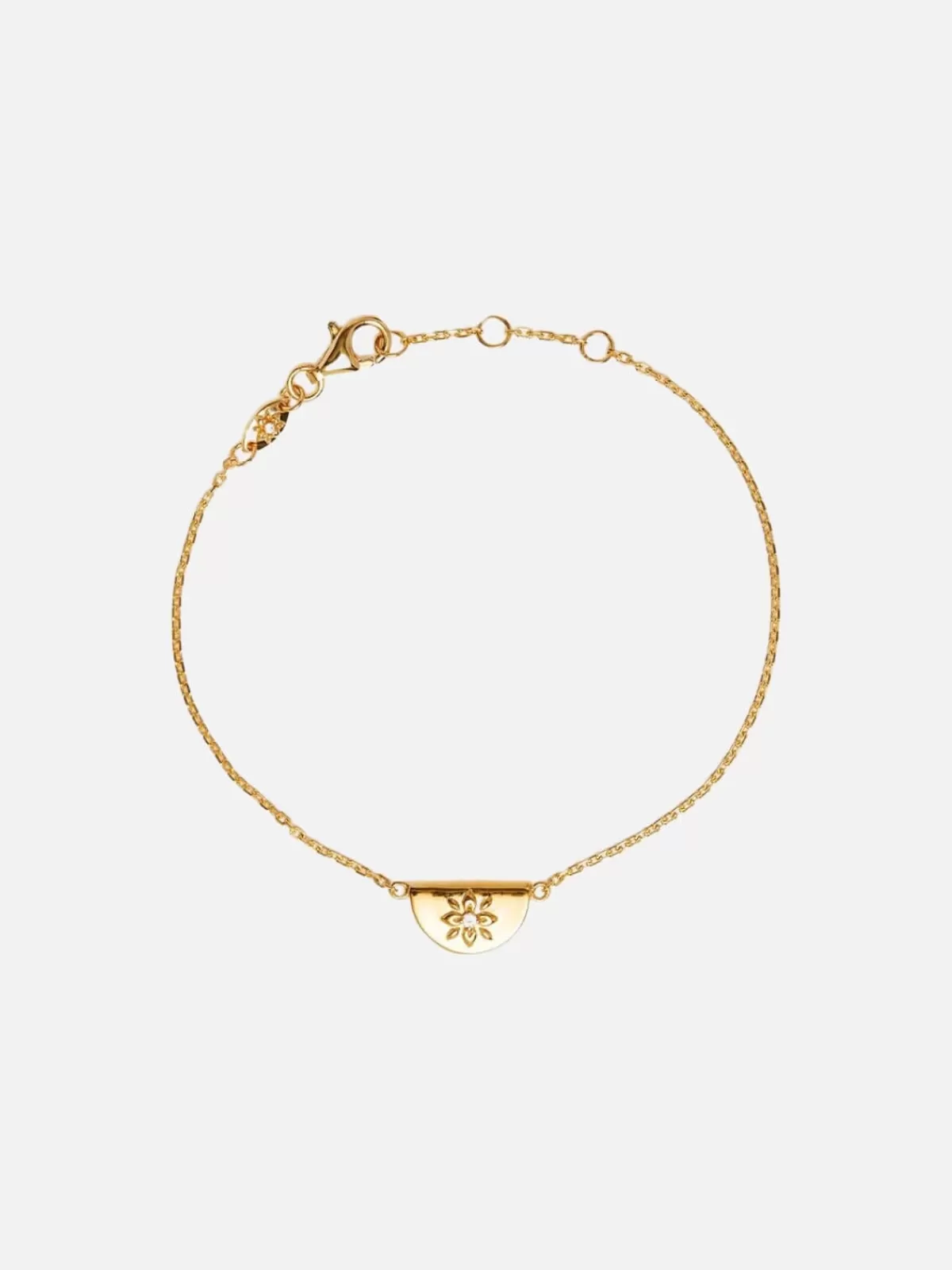 By Charlotte Bracelets & Bangles | Jewellery | 18k Gold Vermeil Lotus Bracelet