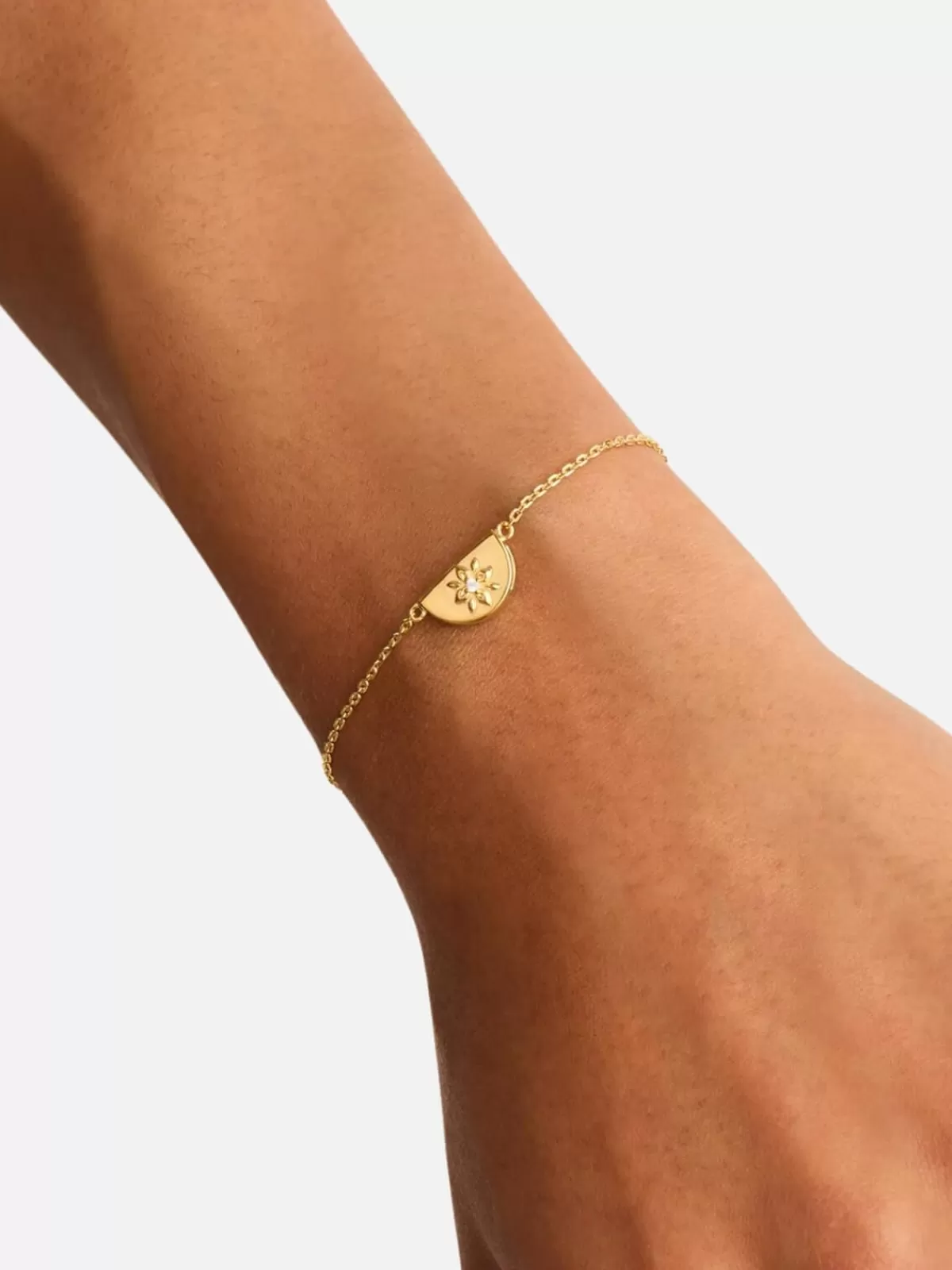 By Charlotte Bracelets & Bangles | Jewellery | 18k Gold Vermeil Lotus Bracelet