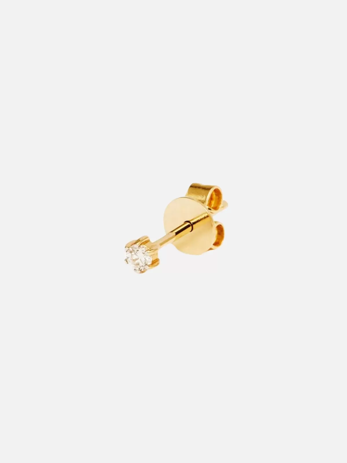 By Charlotte Earrings | Jewellery | 14k Solid Gold Sweet Droplet Diamond Earring - 2mm, 3mm