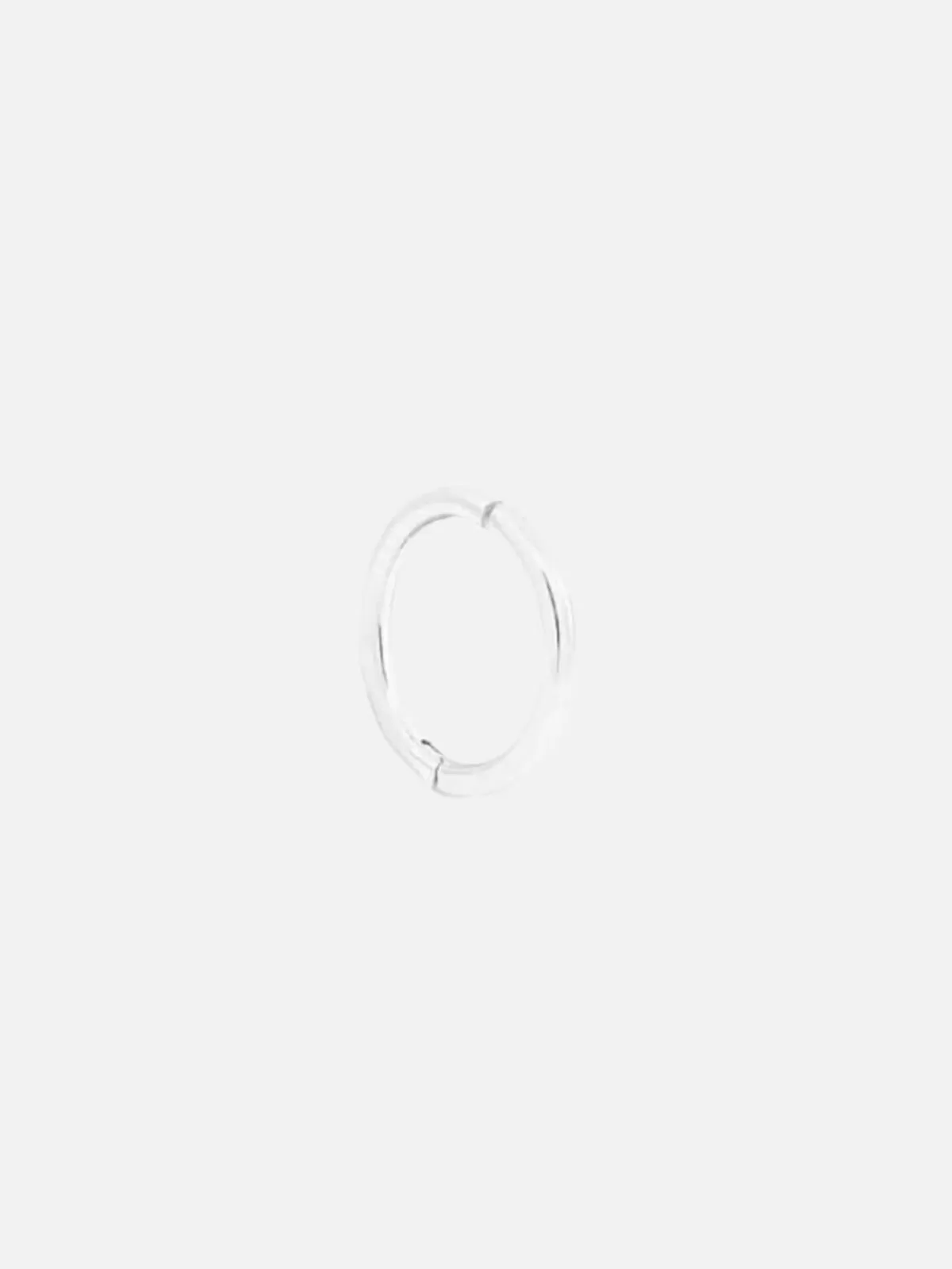 By Charlotte 14K | Earrings | 14k White Gold Purity Sleeper - Single