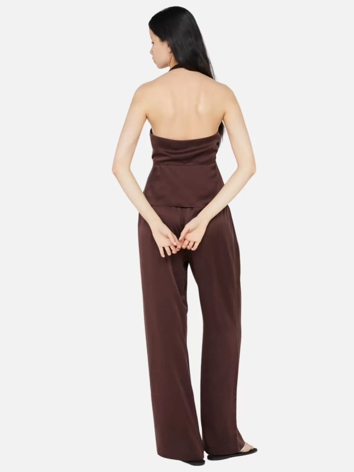 Bec + Bridge Tops | Sets | Kaia Halter Top - Choc Plum