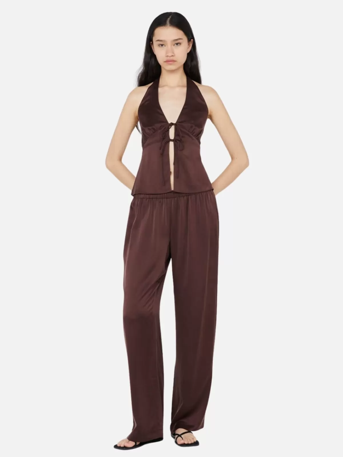 Bec + Bridge Pants | Sets | Kaia Pant - Choc Plum