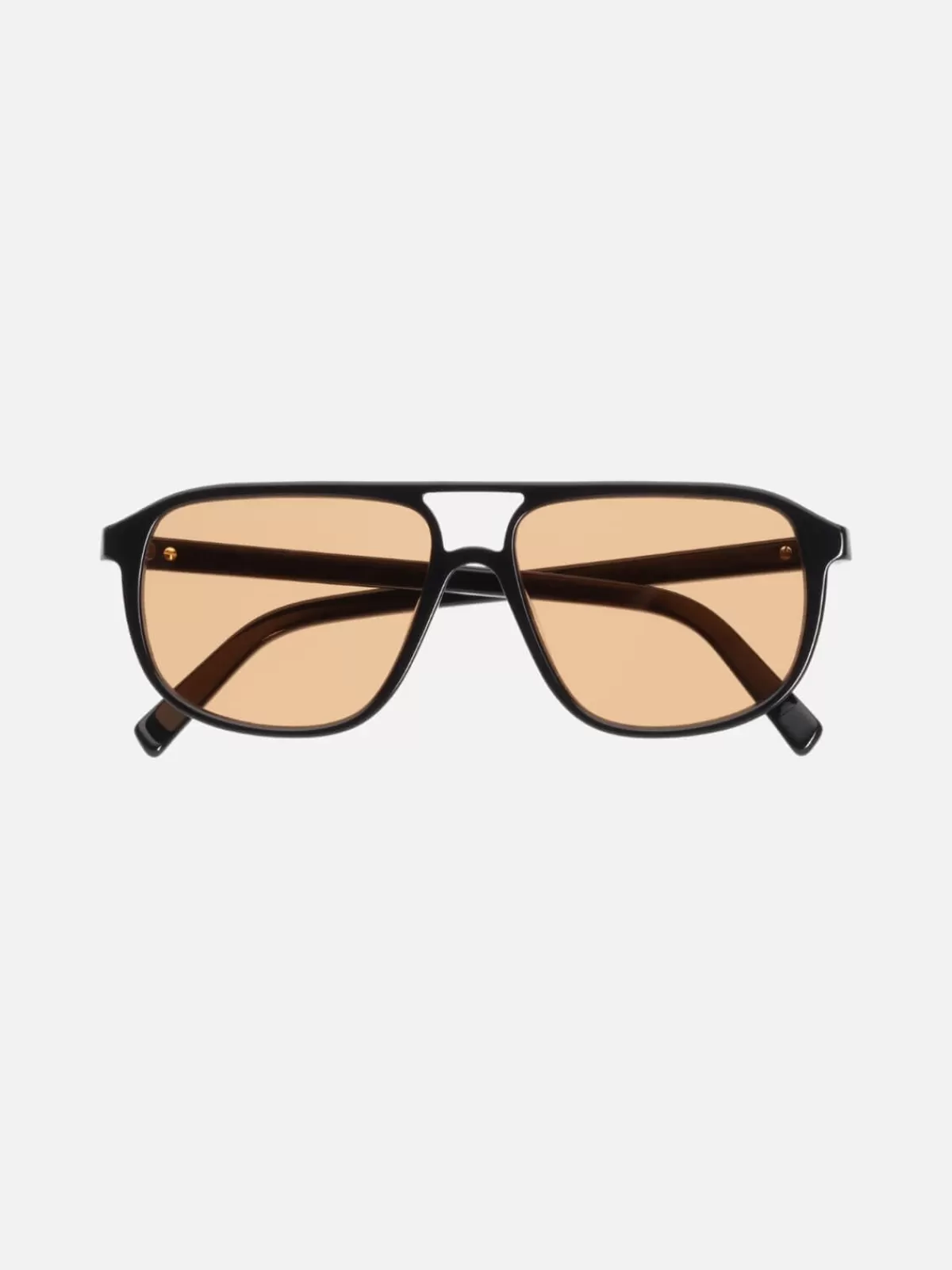 Velvet Canyon Sunglasses | La Touriste - Black & Amber