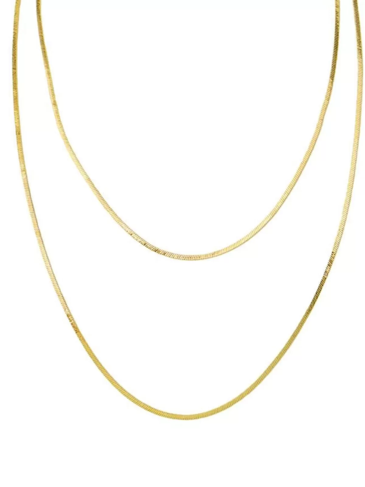 Jolie & Deen Necklaces | Jewellery | 2 Layer Snake Chain Necklace - Gold