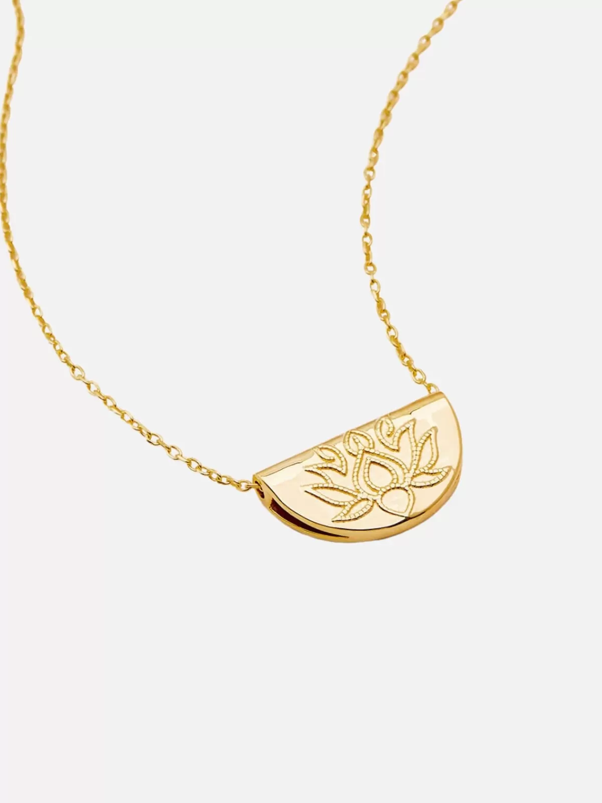 By Charlotte Necklaces | Jewellery | Lotus Short Necklace - Gold