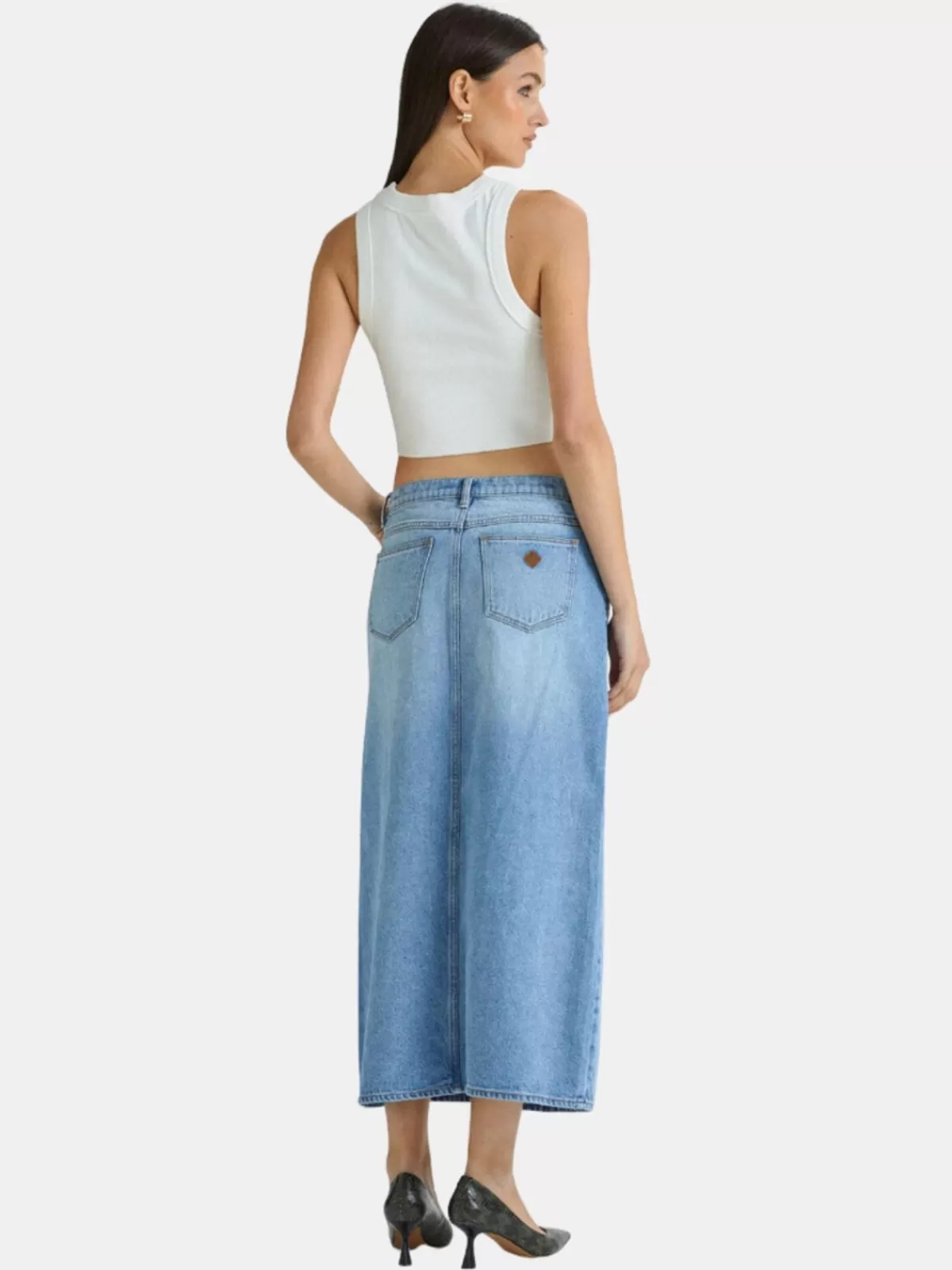 Abrand Skirts | Denim | 99 Low Maxi Skirt - Sylvie