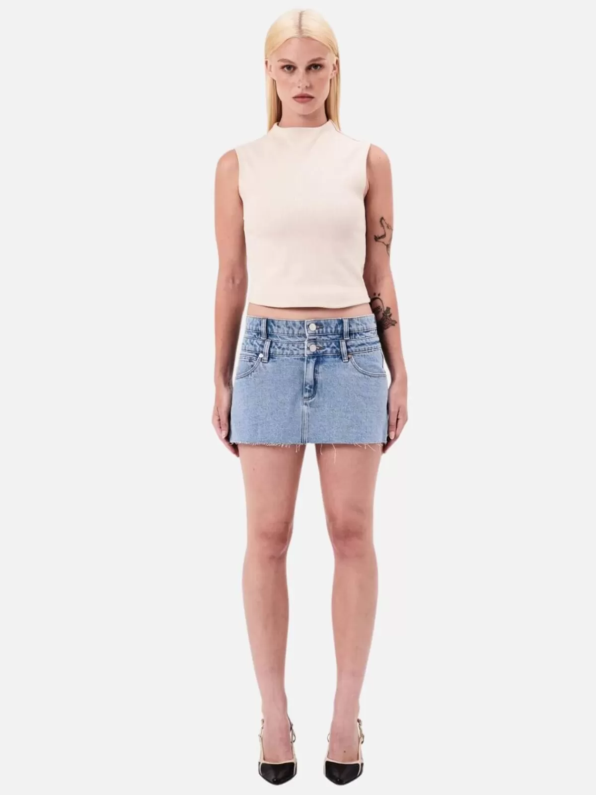 Abrand Skirts | Denim | 99 Low Skirt - Loretta