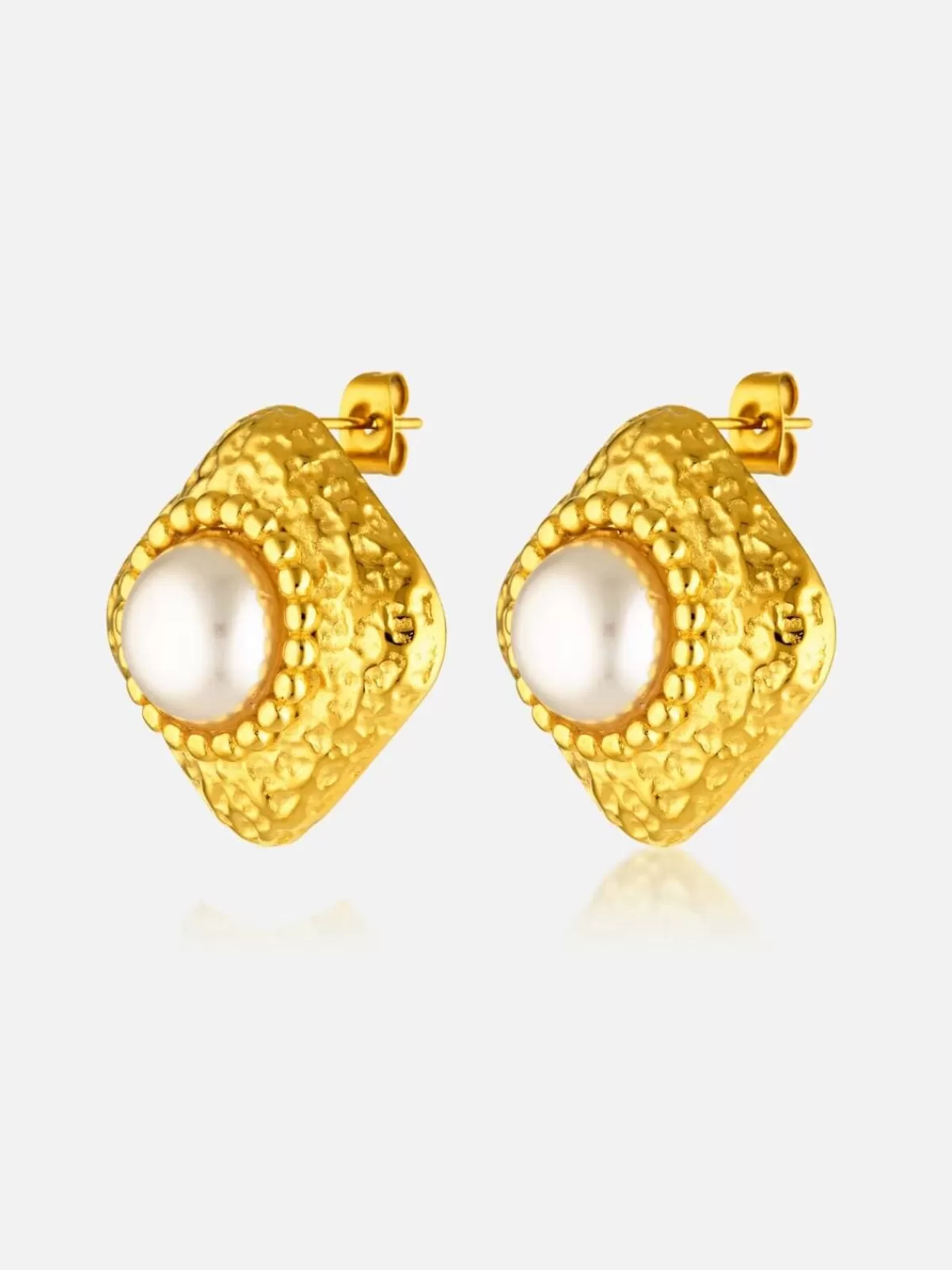 Cendre Earrings | Maggie Pearl Earrings - Gold