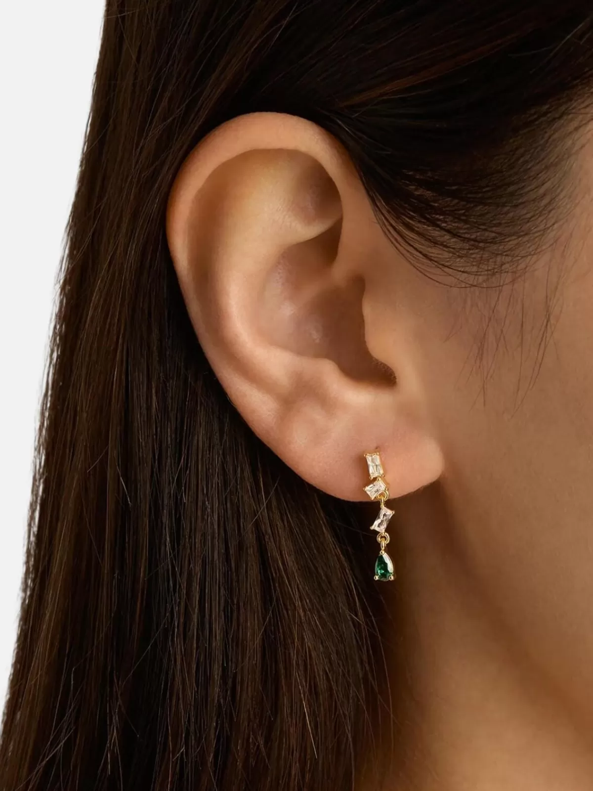 By Charlotte Earrings | Jewellery | Magnetic Soul Drop Earrings - 18k Gold