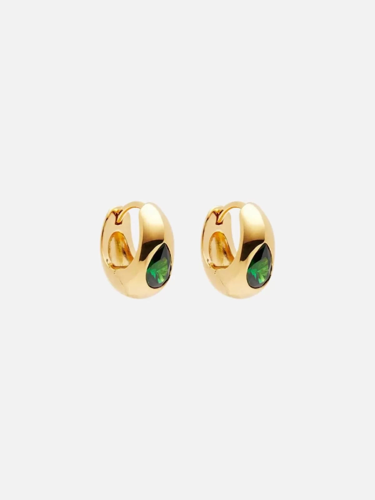 By Charlotte Earrings | Jewellery | Magnetic Soul Hoops - 18k Gold