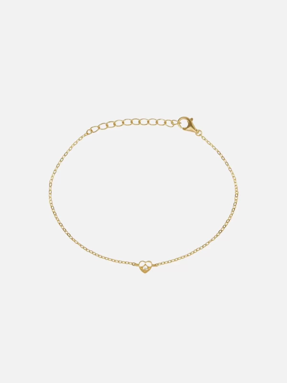 Saint Valentine Bracelets & Bangles | Jewellery | Mini Heart Bracelet - Gold