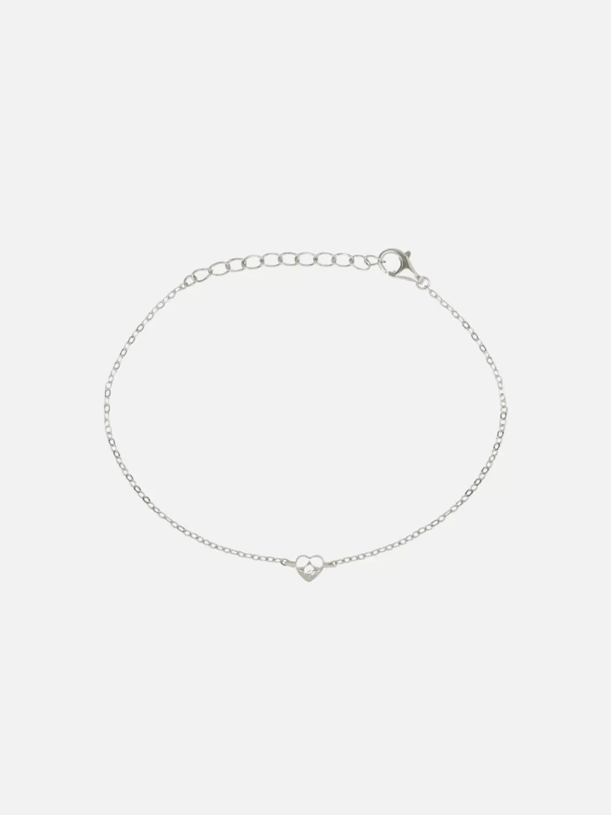 Saint Valentine Bracelets & Bangles | Jewellery | Mini Heart Bracelet - Silver