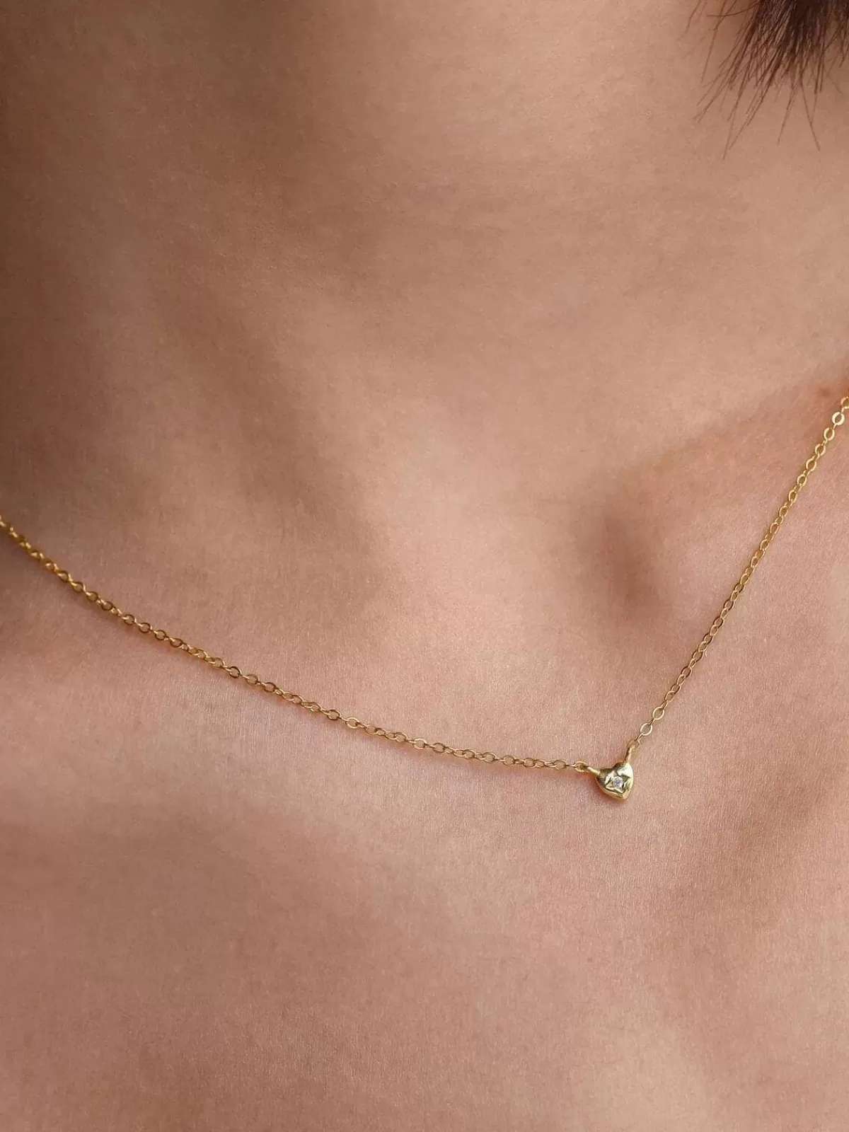 Saint Valentine Necklaces | Jewellery | Mini Heart Necklace - Gold