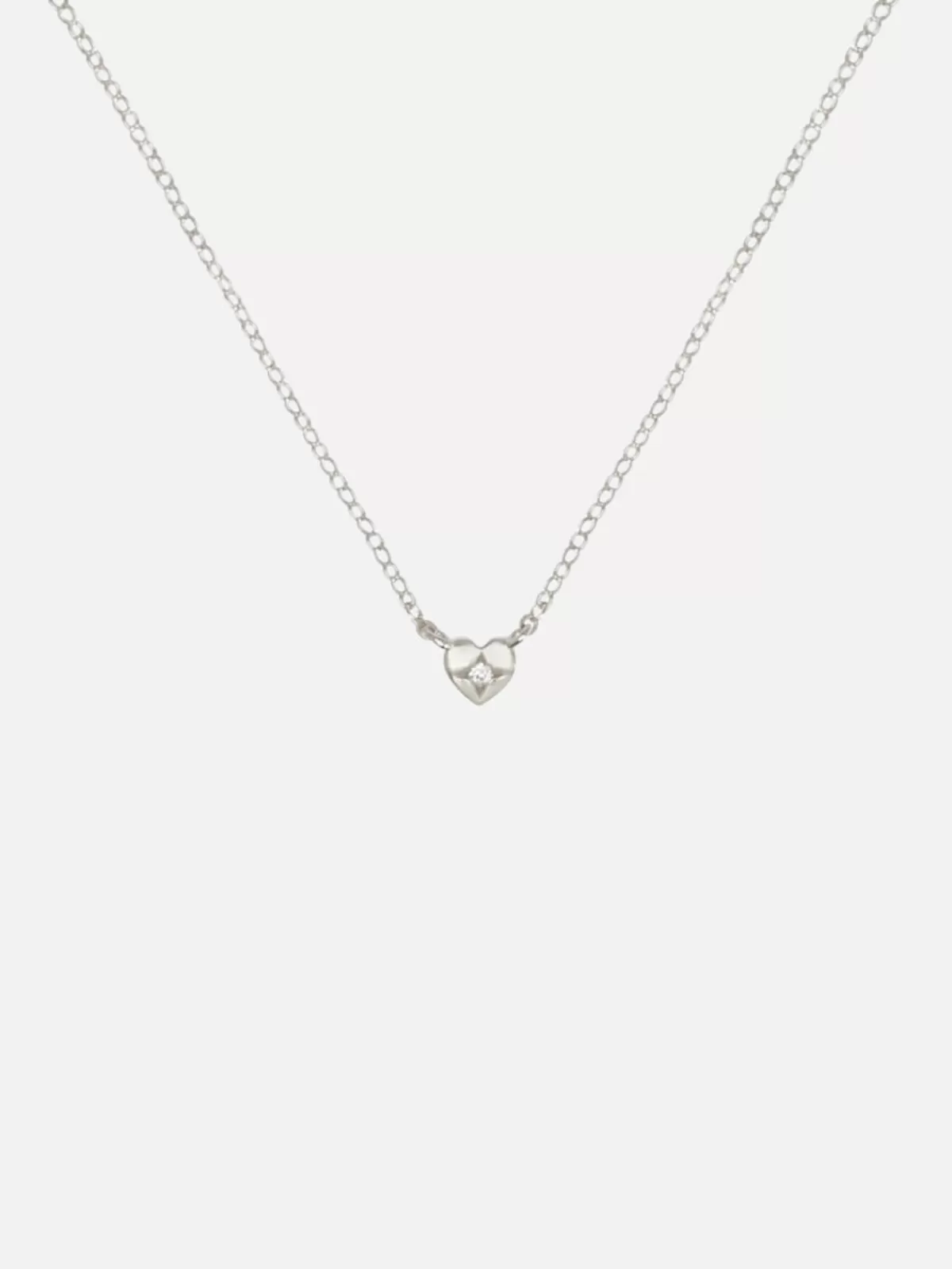 Saint Valentine Necklaces | Jewellery | Mini Heart Necklace - Silver