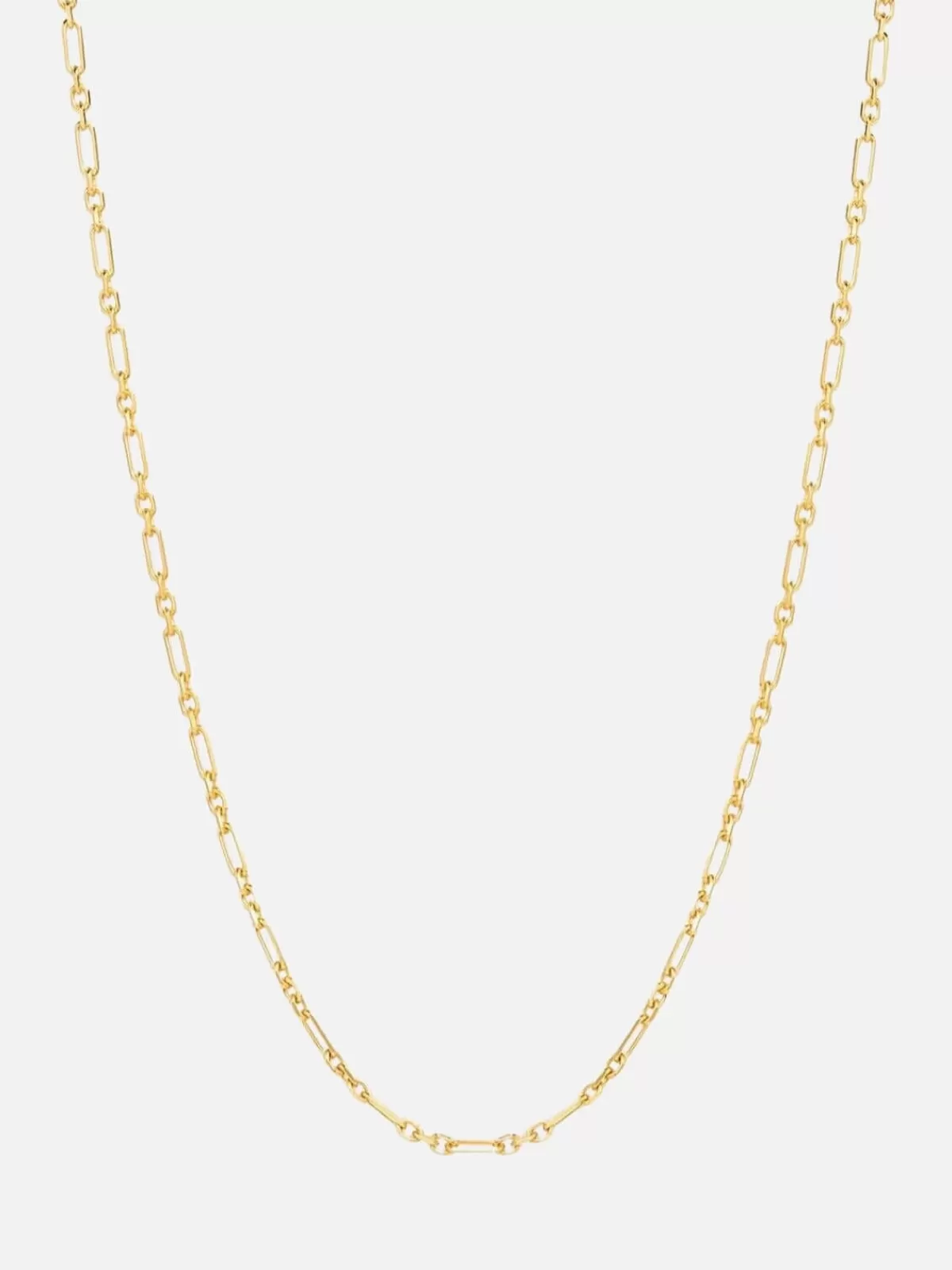 By Charlotte Necklaces | Gifts & Home | 19" Mixed Link Chain Necklace - Gold