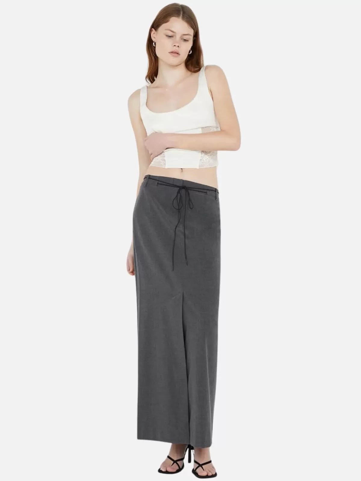 Bec + Bridge Skirts | Naida Panel Skirt - Charcoal