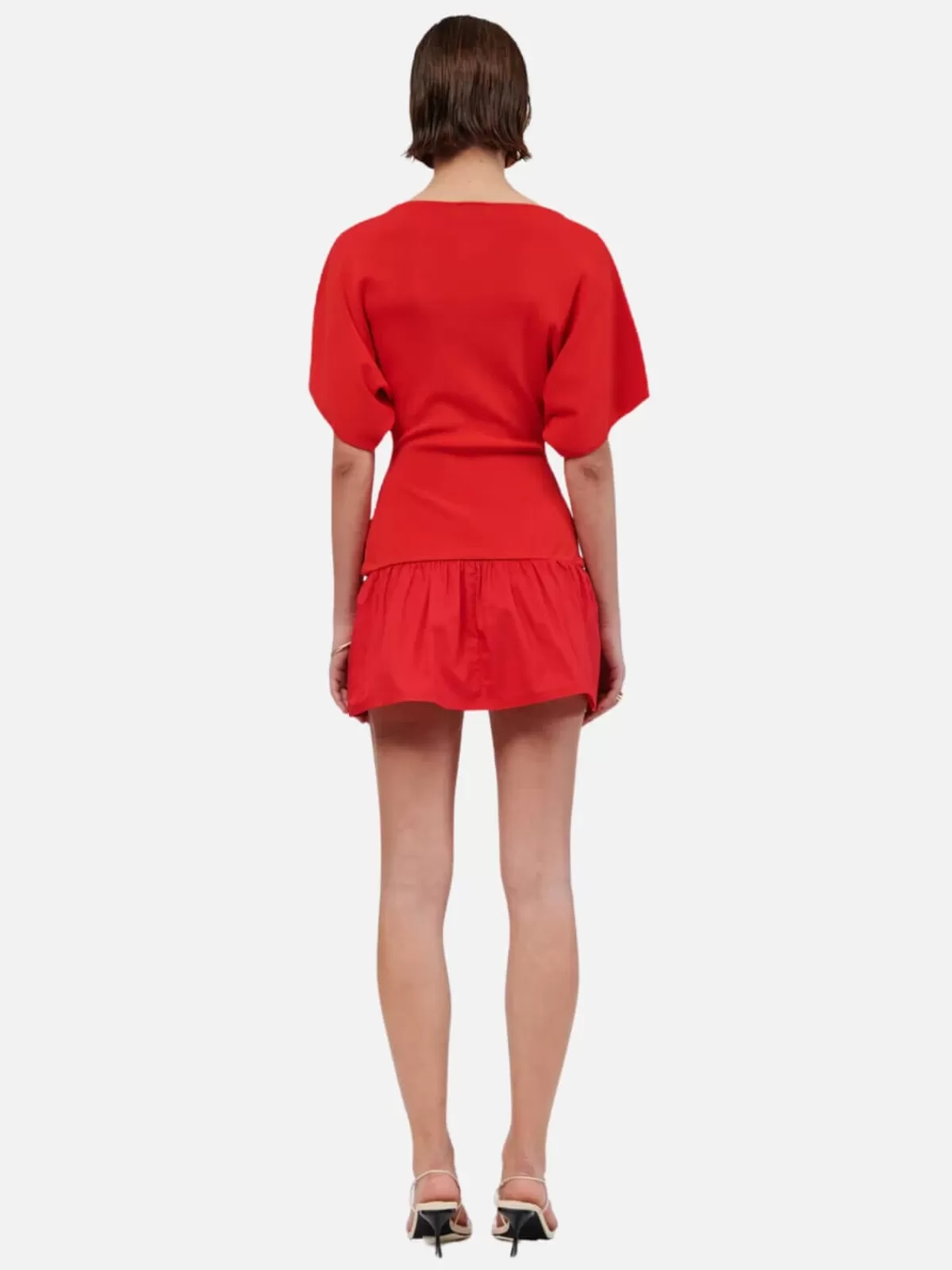 SUBOO Dresses & Jumpsuits | Naples Drop Waist Mini Dress - Red