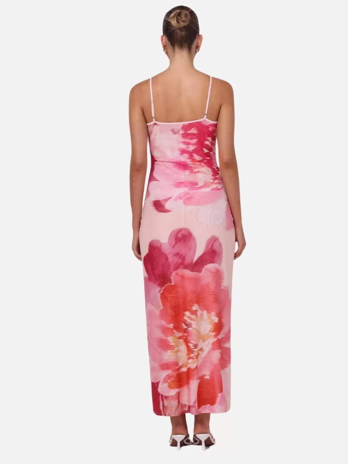 Isabelle Quinn Dresses & Jumpsuits | Nora Mesh Maxi Dress - Dahlia Floral