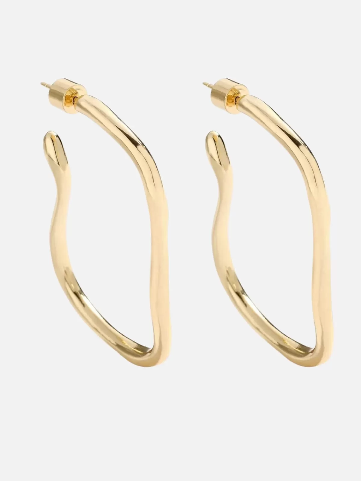 Emma Pills Earrings | Obsession Hoops - Gold